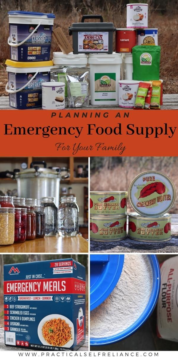 How Much Emergency Food Should a Family of 4 Have