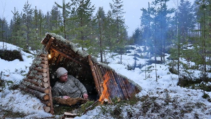 How to Build a Survival Snow Shelter