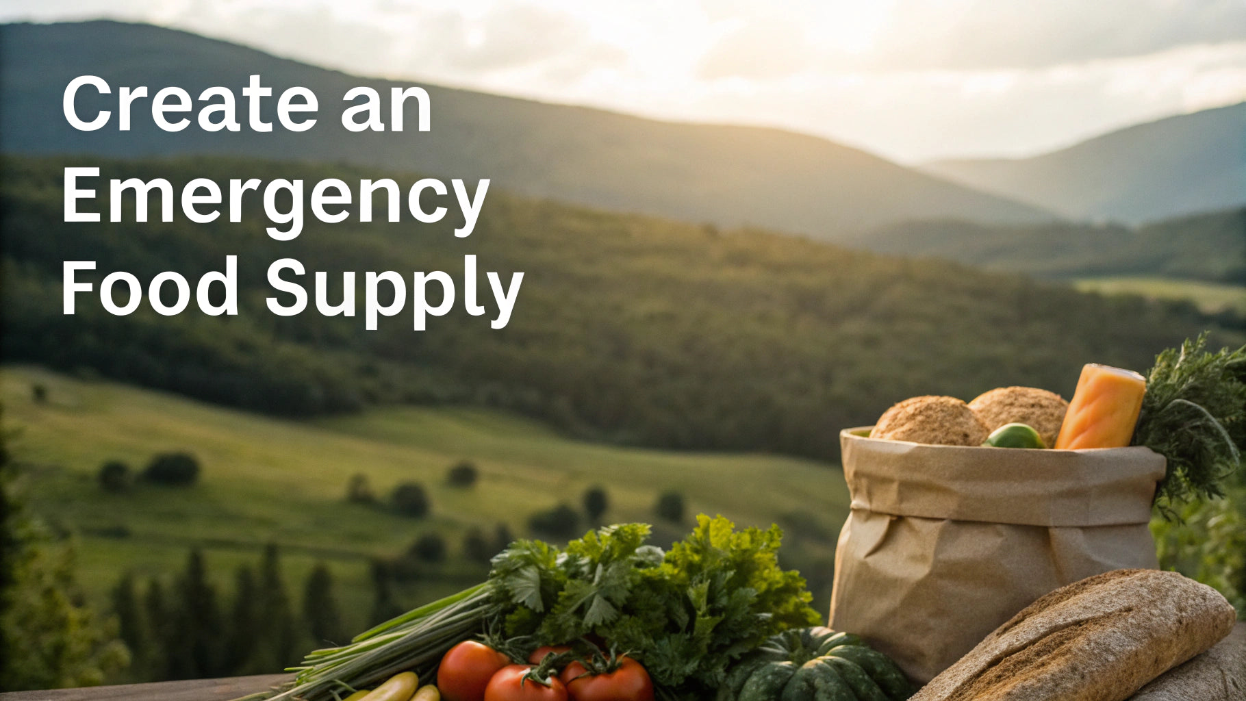 How to Create Emergency Food Supply