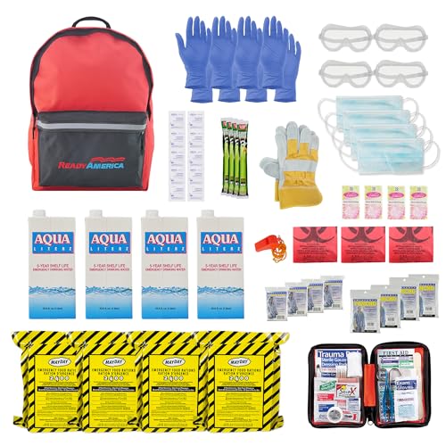 Survival Backpack Kit With Food: Ultimate Emergency Ready Go-Bag Essentials