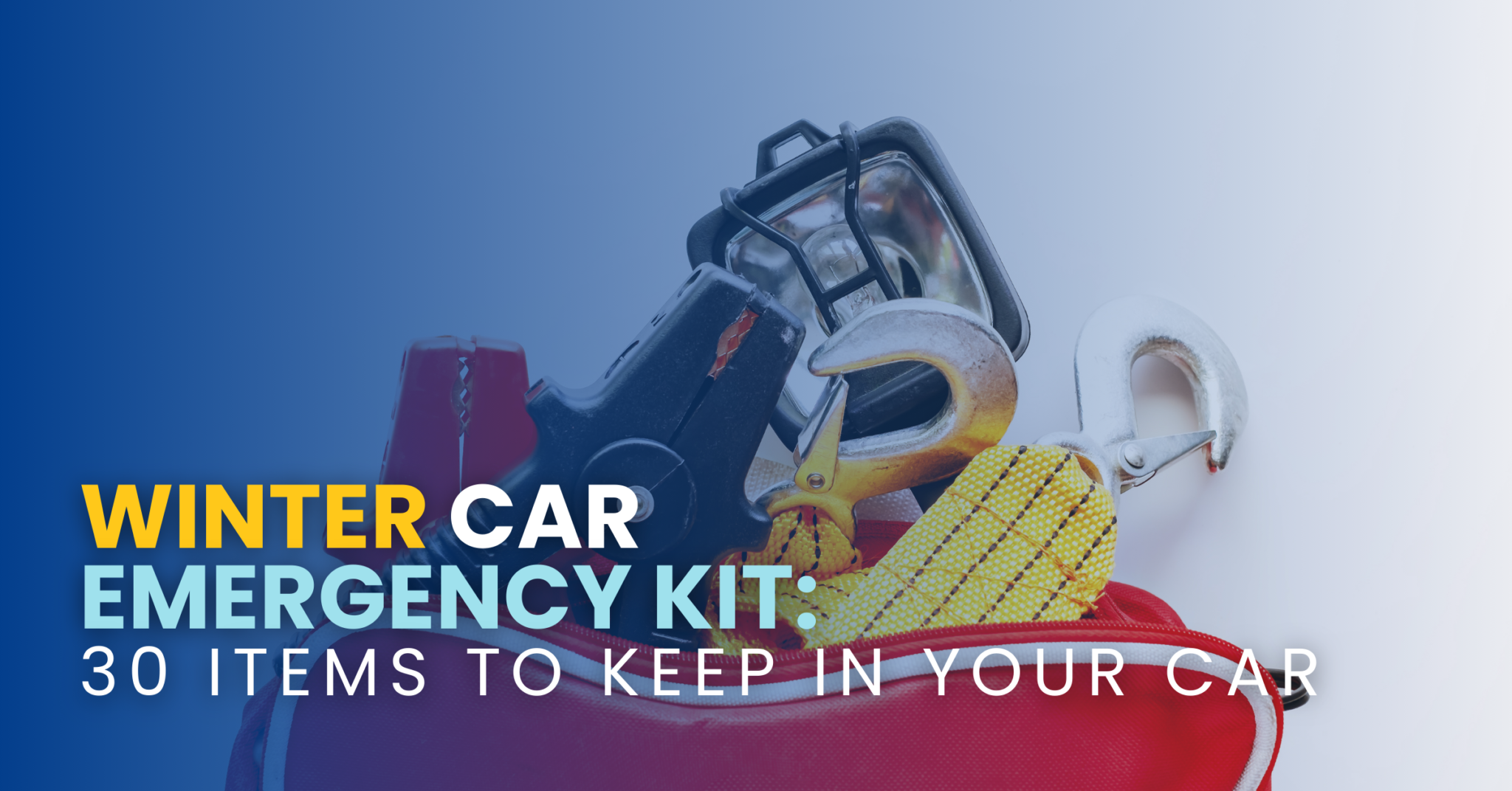 What Should Be in a Car Winter Survival Kit Tarp