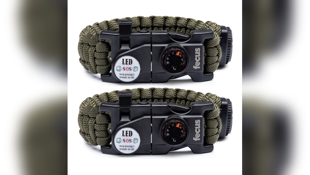 A 2S Paracord Bracelet K-2 Peak Series Survival Gear Kit: Ultimate Adventure Essential