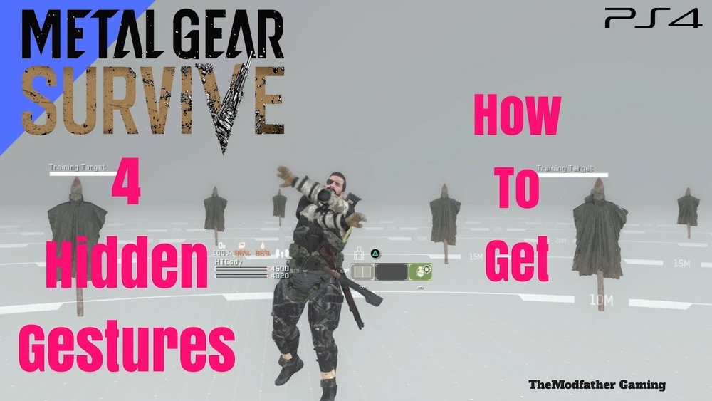 How Do You Gesture in Metal Gear Survive