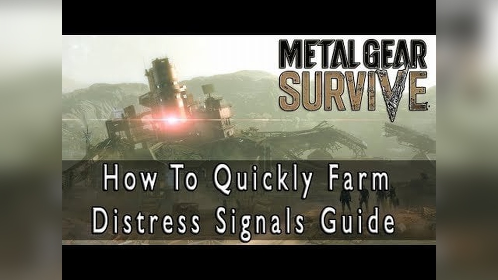 How Ro Spawn Distress Signal Mstal Gear Survive