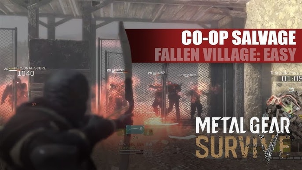 Is Metal Gear Survive Coop Only for Salvage Missions
